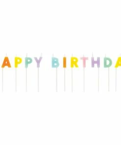 Creative Converting Birthday Party Candles Happy Birthday Pastels Pick Candles 13ct