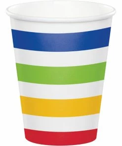 Creative Converting Dots & Stripes Hot/Cold Cups 8Oz. 8ct