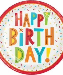 Creative Converting Birthday Fun Dinner Plate 8ct Kids Birthday Party Themes