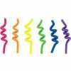 Creative Converting Curly Neons Candles 6ct Birthday Party Candles