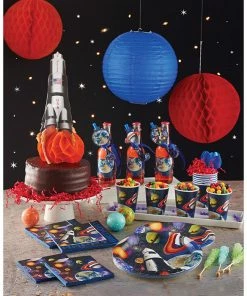 Creative Converting Space Blast Paper Plates, 8 Ct
