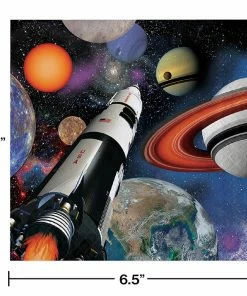 Creative Converting Kids Birthday Party Themes Space Blast Napkins, 16 Ct