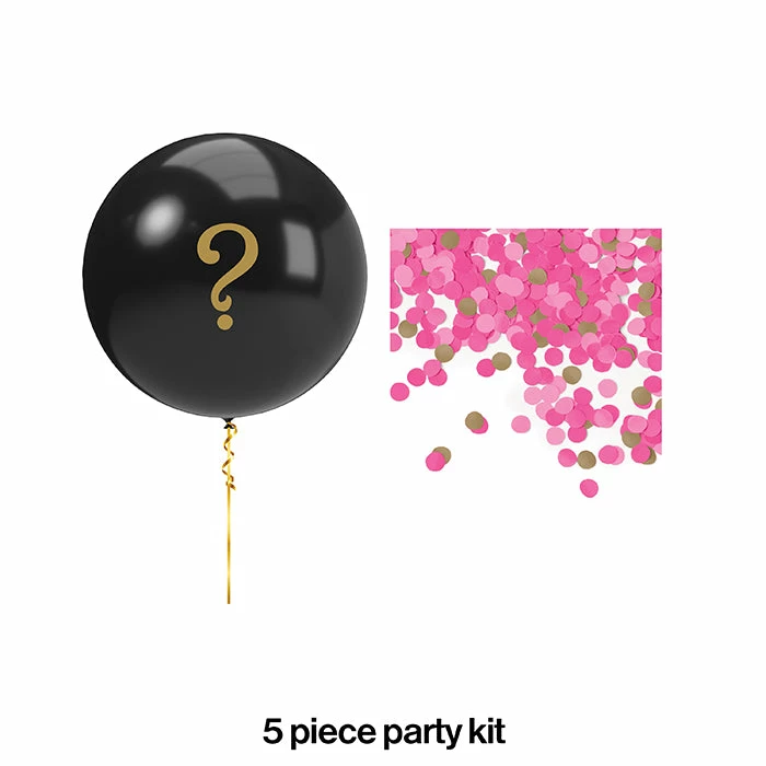 Creative Converting Pink Gender Reveal Balloons Balloon Kit