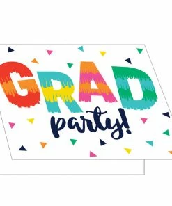 Creative Converting Cinco De Mayo And Fiesta Party Decorations Fiesta Fun Grad Invitation, Foldover 8ct