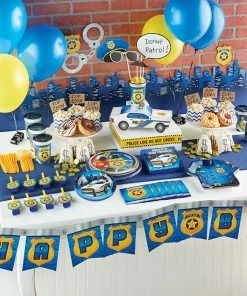 Creative Converting Police Party Blowouts W/Med, 8 Ct