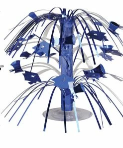 Creative Converting Blue Mortarboard Graduation Centerpiece
