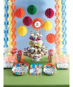 Creative Converting Bright And Bold Hot/Cold Paper Cups 9 Oz., 8 Ct Adult Birthday Party Themes