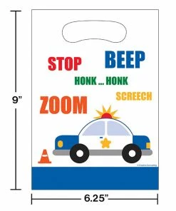Creative Converting Traffic Jam Favor Bags, 8 Ct