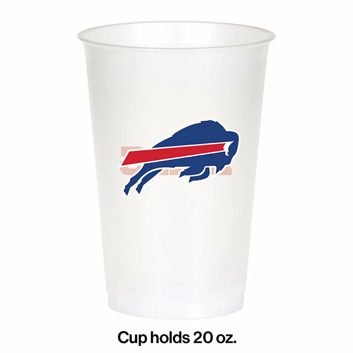 Creative Converting Buffalo Bills Plastic Cup, 20Oz, 8 Ct