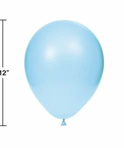 Creative Converting Latex Balloons 12" Pastel Blue, 15 Ct