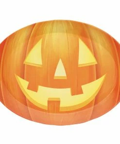 Creative Converting Halloween Plastic Tray, 10 X 14 Oval, Pumpkin Halloween Party Supplies