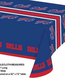 Creative Converting Buffalo Bills Plastic Table Cover, 54