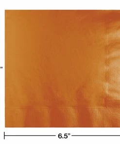 Creative Converting Pumpkin Spice Luncheon Napkin 3Ply, 50 Ct