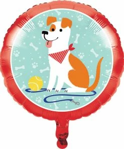Creative Converting Dog Party Metallic Balloon 18" Kids Birthday Party Themes