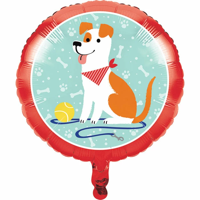 Creative Converting Dog Party Metallic Balloon 18" Kids Birthday Party Themes