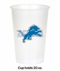 Creative Converting Detroit Lions Plastic Cup, 20Oz, 8 Ct