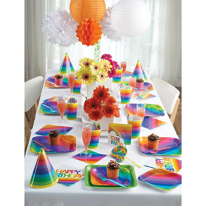 Creative Converting Rainbow Napkins, 16 Ct