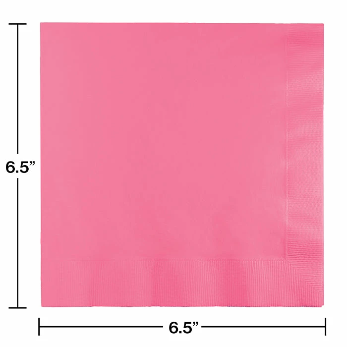 Creative Converting Candy Pink Luncheon Napkin 2Ply, 50 Ct