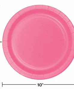 Creative Converting Candy Pink Banquet Plates, 24 Ct