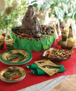Creative Converting Dinosaur Dessert Plates, 8 Ct Kids Birthday Party Themes