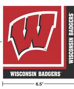 Creative Converting University Of Wisconsin Napkins, 20 Ct