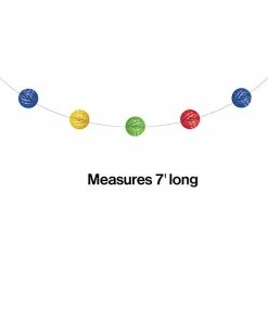 Creative Converting Multicolor Honeycomb Garland