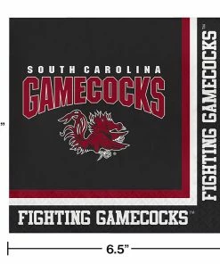 Creative Converting University Of South Carolina Napkins, 20 Ct NCAA College Themed Party Decorations
