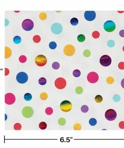 Creative Converting Rainbow Foil Napkins, 16 Ct