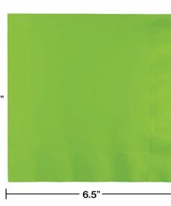 Creative Converting Fresh Lime Luncheon Napkin 3Ply, 50 Ct Solid Color Tableware