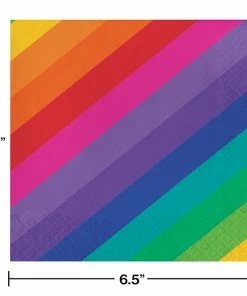 Creative Converting Rainbow Napkins, 16 Ct