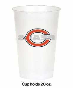 Creative Converting Chicago Bears Plastic Cup, 20Oz, 8 Ct