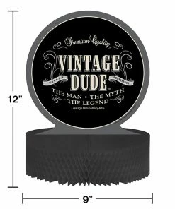 Creative Converting Adult Birthday Party Themes Vintage Dude Centerpiece