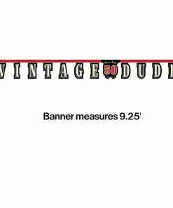 Creative Converting Adult Birthday Party Themes Vintage Dude 50th Birthday Banner