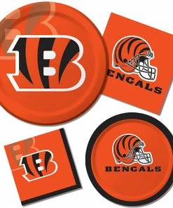 Creative Converting NFL And Football Party Supplies Cincinnati Bengals Napkins, 16 Ct
