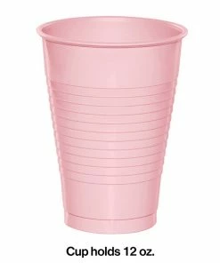 Creative Converting Classic Pink 12 Oz Plastic Cups, 20 Ct