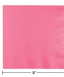 Creative Converting Candy Pink Beverage Napkins, 20 Ct