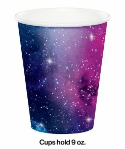 Creative Converting Galaxy Party Hot/Cold Paper Cups 9 Oz., 8 Ct