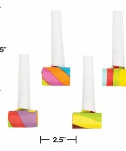 Creative Converting Assorted Party Blowers, 4 Ct New Year's Eve Party Supplies