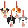 Creative Converting Dog Party Blowouts W/ Med, 8 Ct