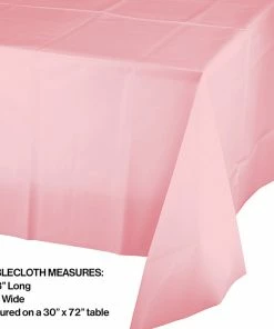 Creative Converting Classic Pink Tablecover Plastic 54
