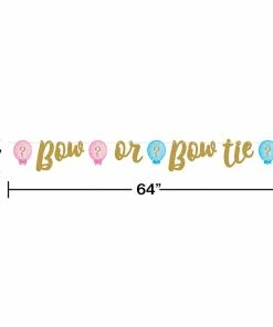 Creative Converting Gender Reveal Balloons Banner Baby Showers