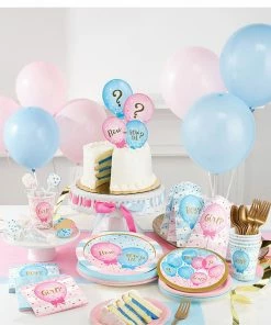 Creative Converting Gender Reveal Balloons Hot/Cold Paper Cups 9 Oz., 8 Ct