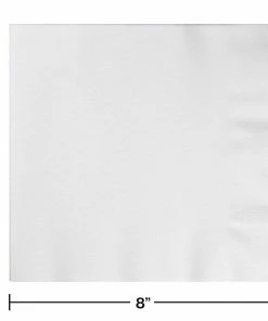 Creative Converting White Buffet Airlaid Napkins, 50 Ct Solid Color Tableware