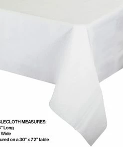 Creative Converting Form & Function - White Paper Tablecover 50