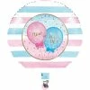 Creative Converting Gender Reveal Balloons Metallic Balloon 18" Baby Showers
