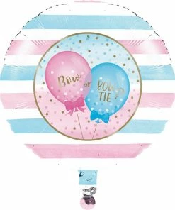 Creative Converting Gender Reveal Balloons Metallic Balloon 18" Baby Showers