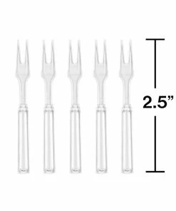 Creative Converting Clear Cocktail Forks, 30 Ct