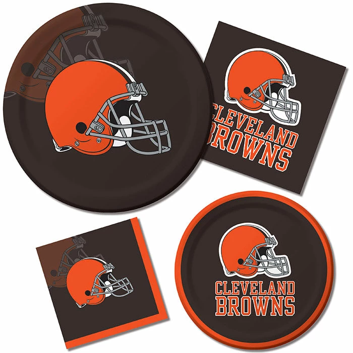 Creative Converting NFL And Football Party Supplies Cleveland Browns Napkins, 16 Ct