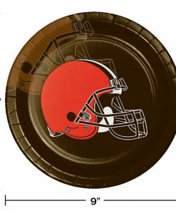 Creative Converting Cleveland Browns Paper Plates, 8 Ct