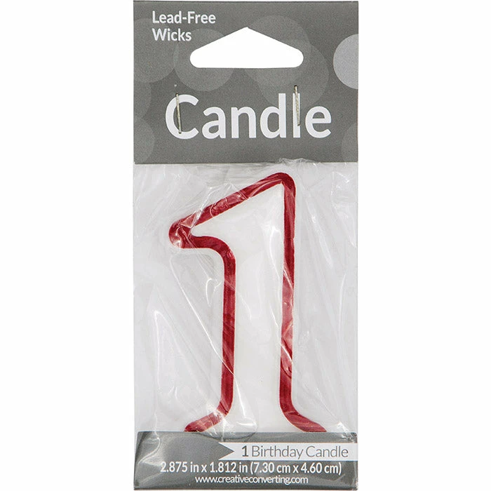 Creative Converting Birthday Party Candles #1 Candle